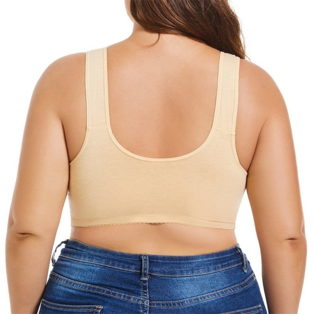NWT Yellow Daisy Bra Soft Comfort Sports Bra Shaping Slimming Soft Comfy - Picture 2 of 8